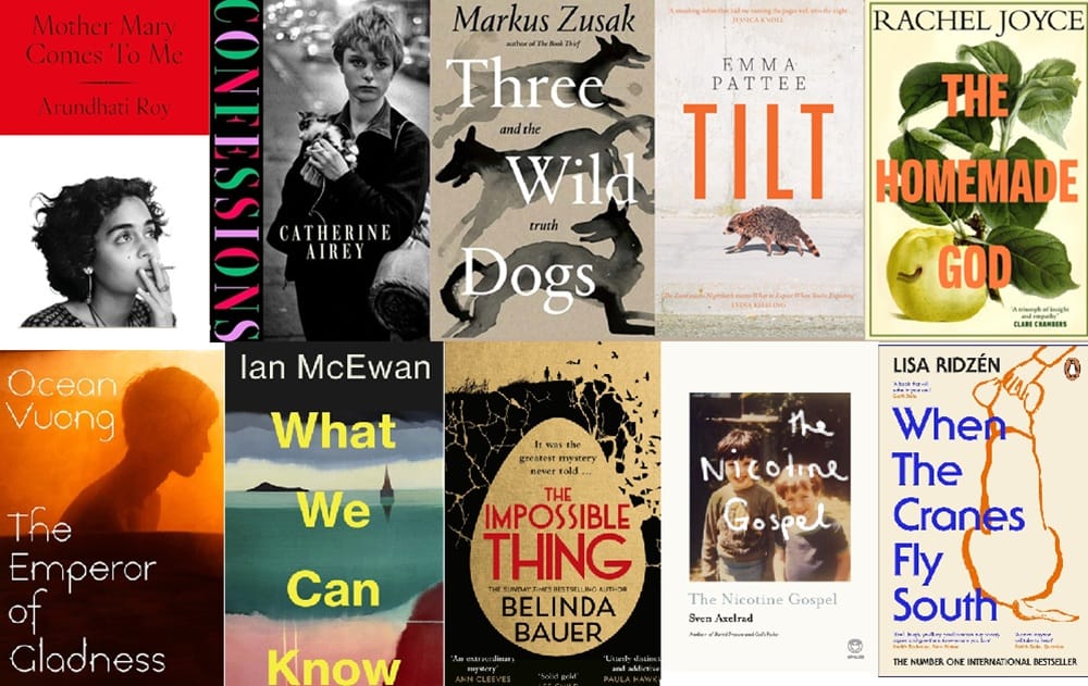 Books under the mistletoe